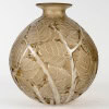 1929 René Lalique – Vase Milan Verre Blanc Patiné Sépia 8