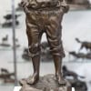 Sculpture – Mousse Siffleur , Auguste Moreau (1834-1917) – Bronze 23