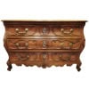 Commode Bordelaise Louis XV 18è Siècle En noyer Mouluré Et Sculpté 3 Tiroirs 13