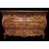 Commode Bordelaise Louis XV 18è Siècle En noyer Mouluré Et Sculpté 3 Tiroirs 22