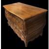 Commode Bordelaise Louis XV 18è Siècle En noyer Mouluré Et Sculpté 3 Tiroirs 17