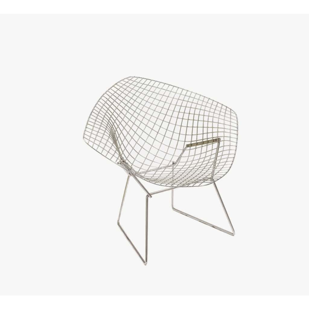 Harry BERTOIA Paire de Fauteuil Diamond modèle 421LU 5