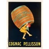 Affiche Originale, Leonetto Cappiello, Cognac Pellisson, Alcool, Liqueur, Spiritueux, Eau de Vie, Vin, Distillerie, Boisson, Tonneau, Baril, Hennessy, 1907 8