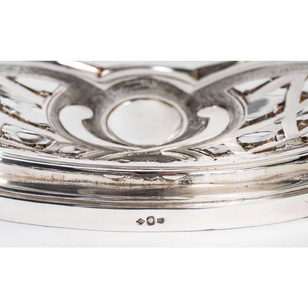SOUCHE-LAPPARRA Corbeille argent massif circa XXè 4