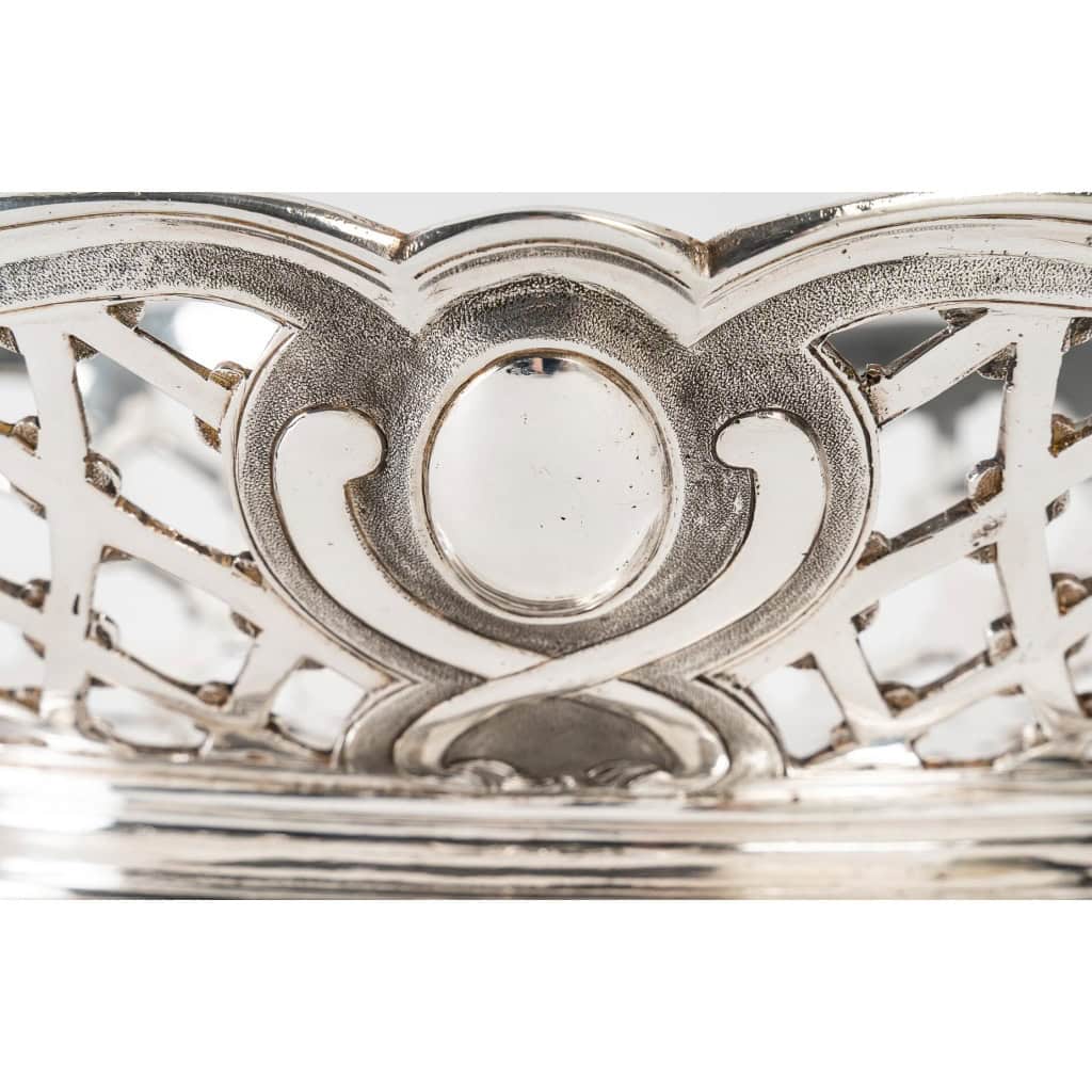 SOUCHE-LAPPARRA Corbeille argent massif circa XXè 15