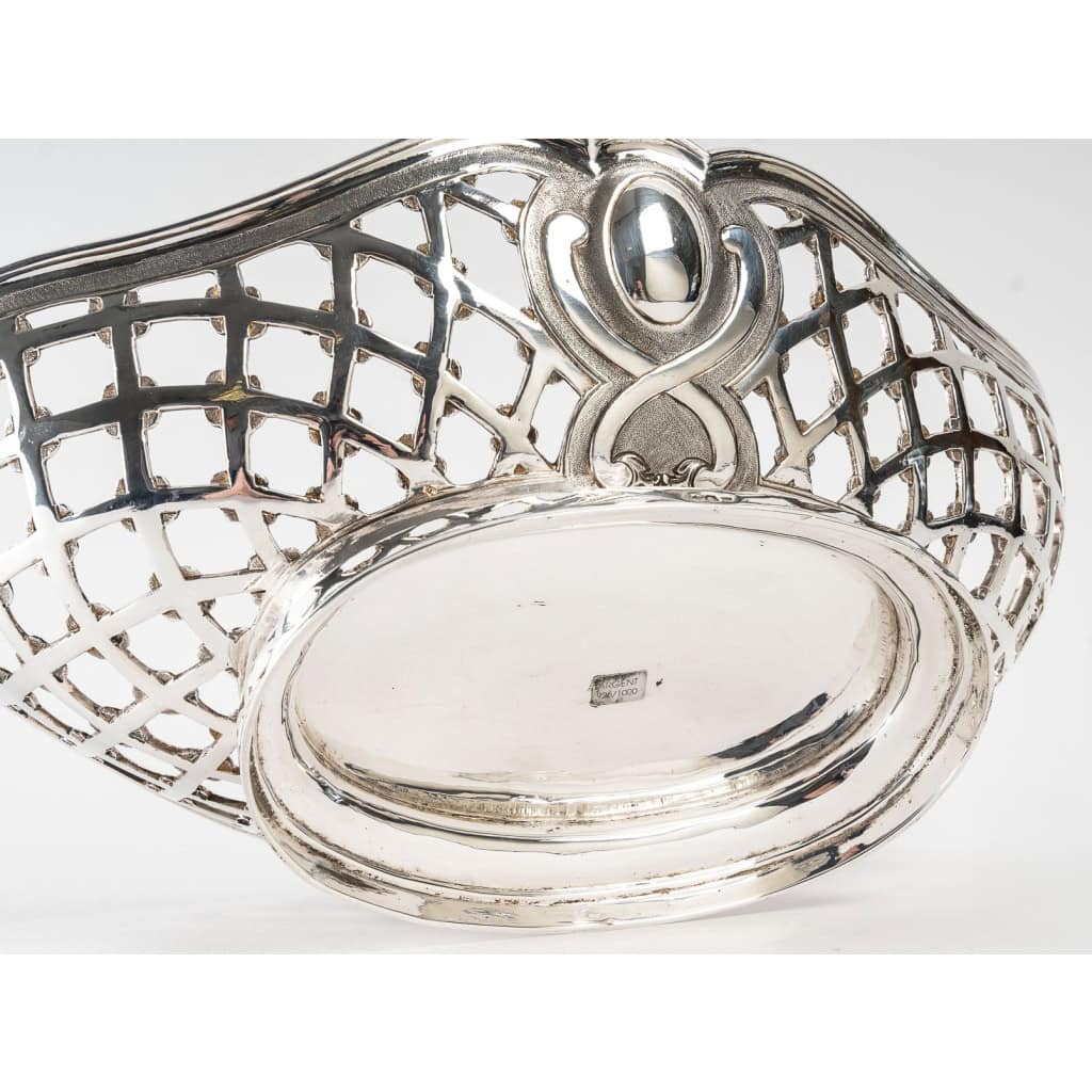 SOUCHE-LAPPARRA Corbeille argent massif circa XXè 21
