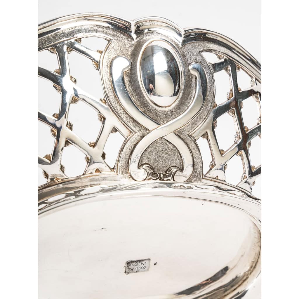 SOUCHE-LAPPARRA Corbeille argent massif circa XXè 22