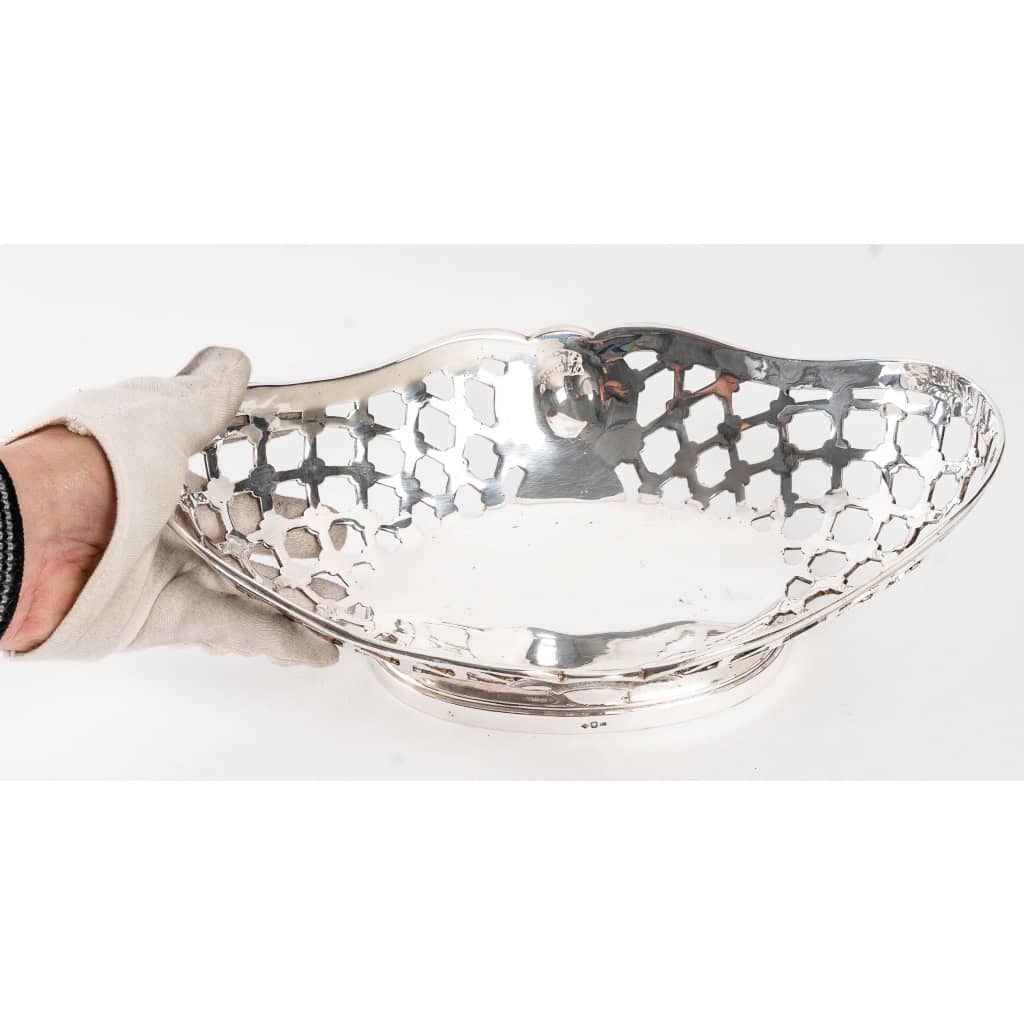 SOUCHE-LAPPARRA Corbeille argent massif circa XXè 27