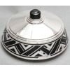 R. LINZELER Boite argent massif et émail noir époque ART DECO 12