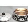 R. LINZELER Boite argent massif et émail noir époque ART DECO 16
