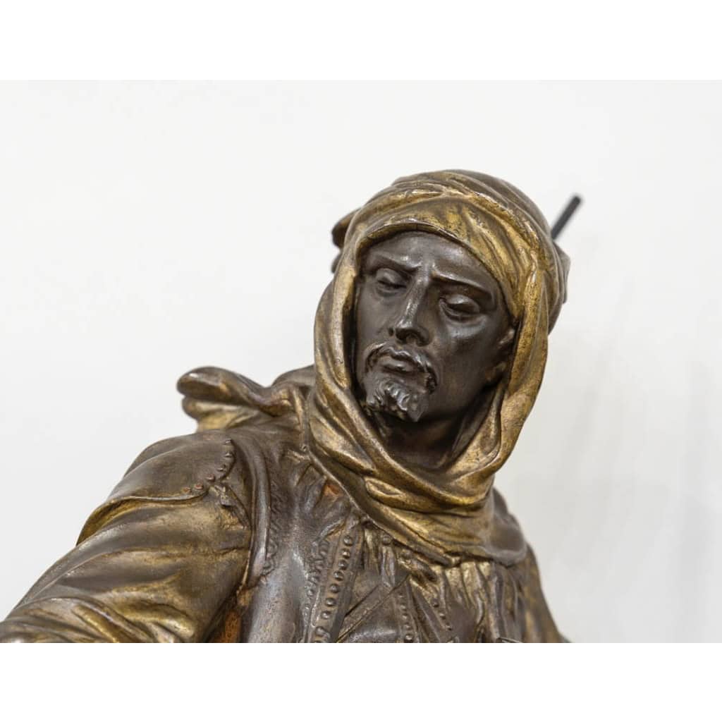 Cavalier Arabe En Retour De Chasse , Alfred Barye (1839-1882) Et Émile Guillemin (1841-1907) 10