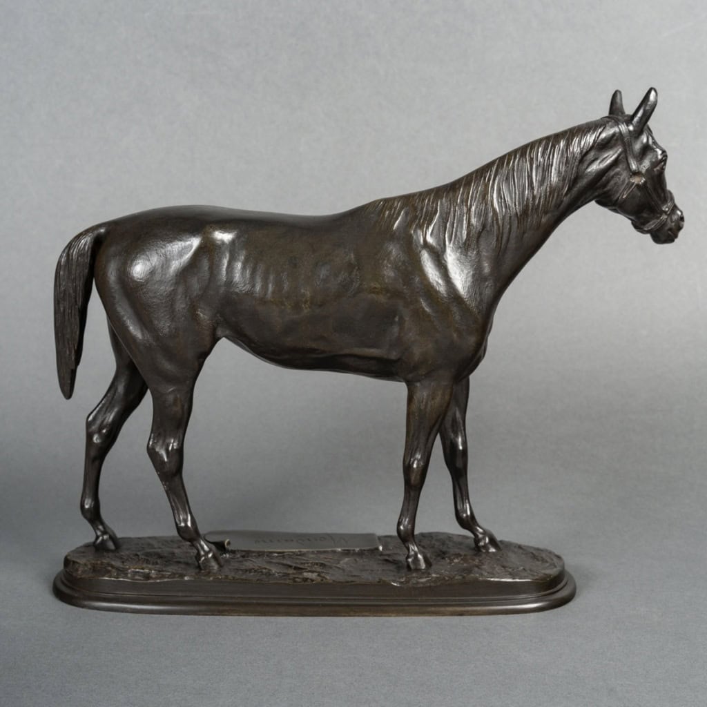 Sculpture – Jument « Mondaine » , Pierre Lenordez (1815 – 1892) – Bronze 8