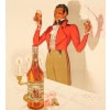 Affiche Originale, Henry Le Monnier, Armagnac Château Larresingle, Alcool, Liqueur, Spiritueux, Eau de Vie, Distillerie, Vin, Boisson, Bouteille, Verre, Homme, Costume, 1938 8