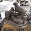 Sculpture – Famille De Mérinos , Jules Moigniez (1835 – 1894) – Bronze 16