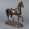 Sculpture – Cheval Antérieur Levé , Alfred Barye (1839-1895) – Bronze 12