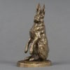 Sculpture – Lièvre à l’Arrêt , Alfred Dubucand (1828-1894) – Bronze 12