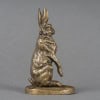 Sculpture – Lièvre à l’Arrêt , Alfred Dubucand (1828-1894) – Bronze 18