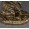 Sculpture – Lièvre à l’Arrêt , Alfred Dubucand (1828-1894) – Bronze 19