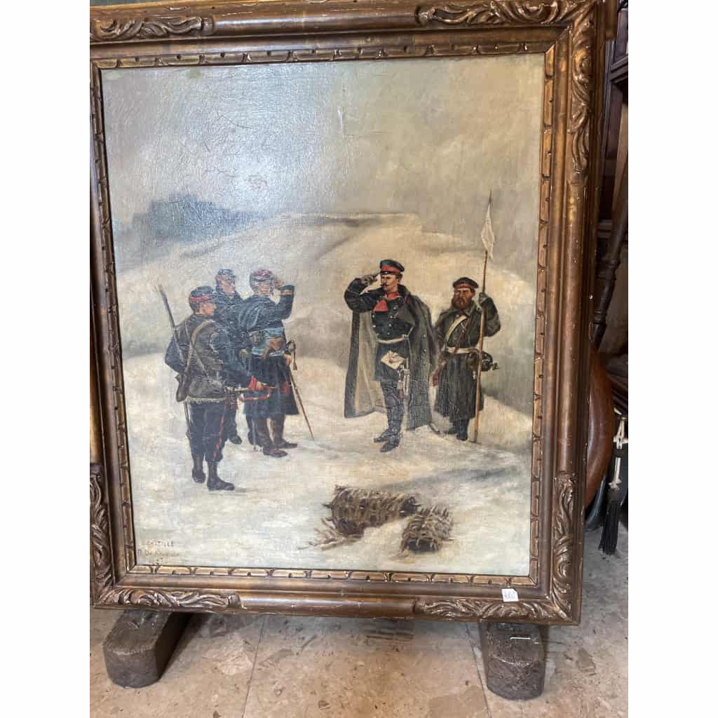 Peinture « Prussiens et Français » 3