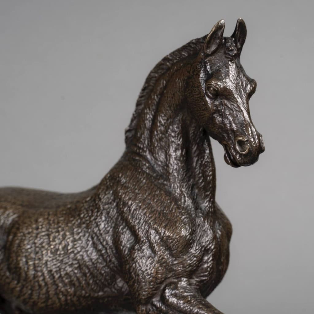 Sculpture – Étalon , Paul – Édouard Delabrièrre (1829-1912) – Bronze 4
