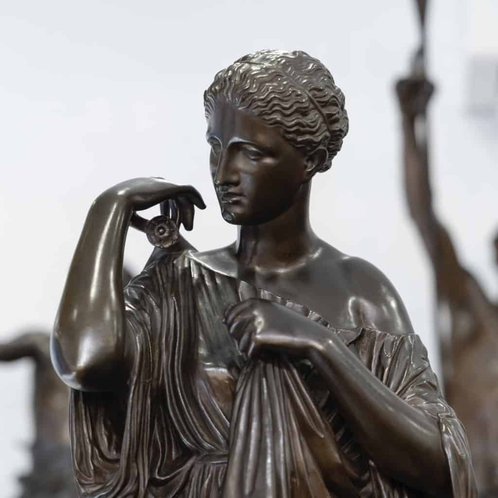 Sculpture – Diane De Gabies , Ferdinand Barbedienne Fondeur – Bronze 6