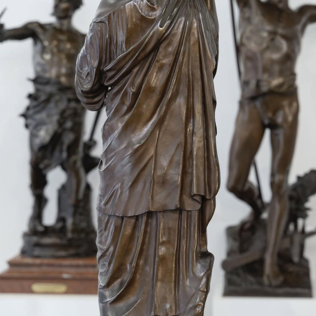 Sculpture – Diane De Gabies , Ferdinand Barbedienne Fondeur – Bronze 12