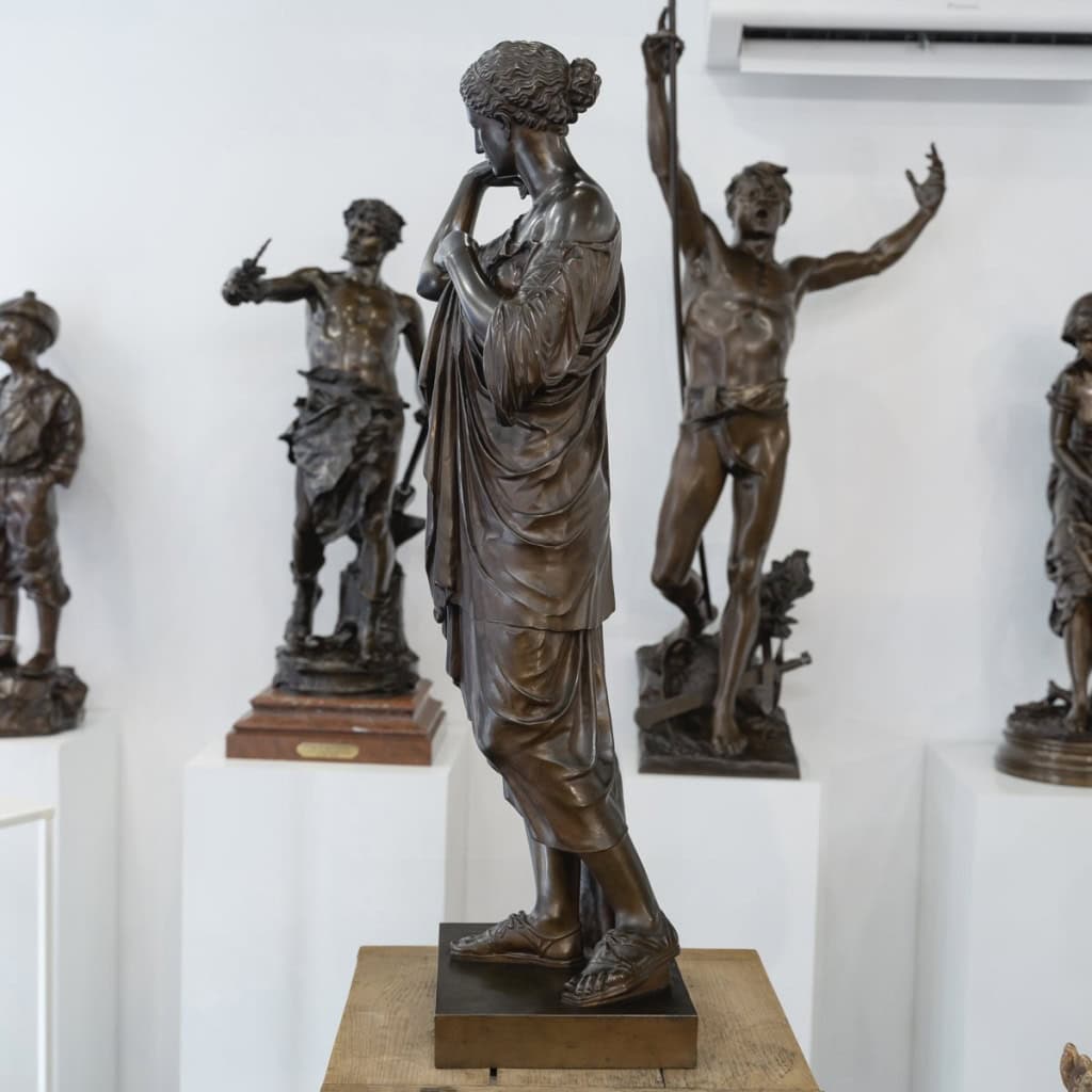 Sculpture – Diane De Gabies , Ferdinand Barbedienne Fondeur – Bronze 8