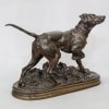 Sculpture – Chien Braque Marly , Pierre – Jules Mêne (1810-1879) – Bronze 13