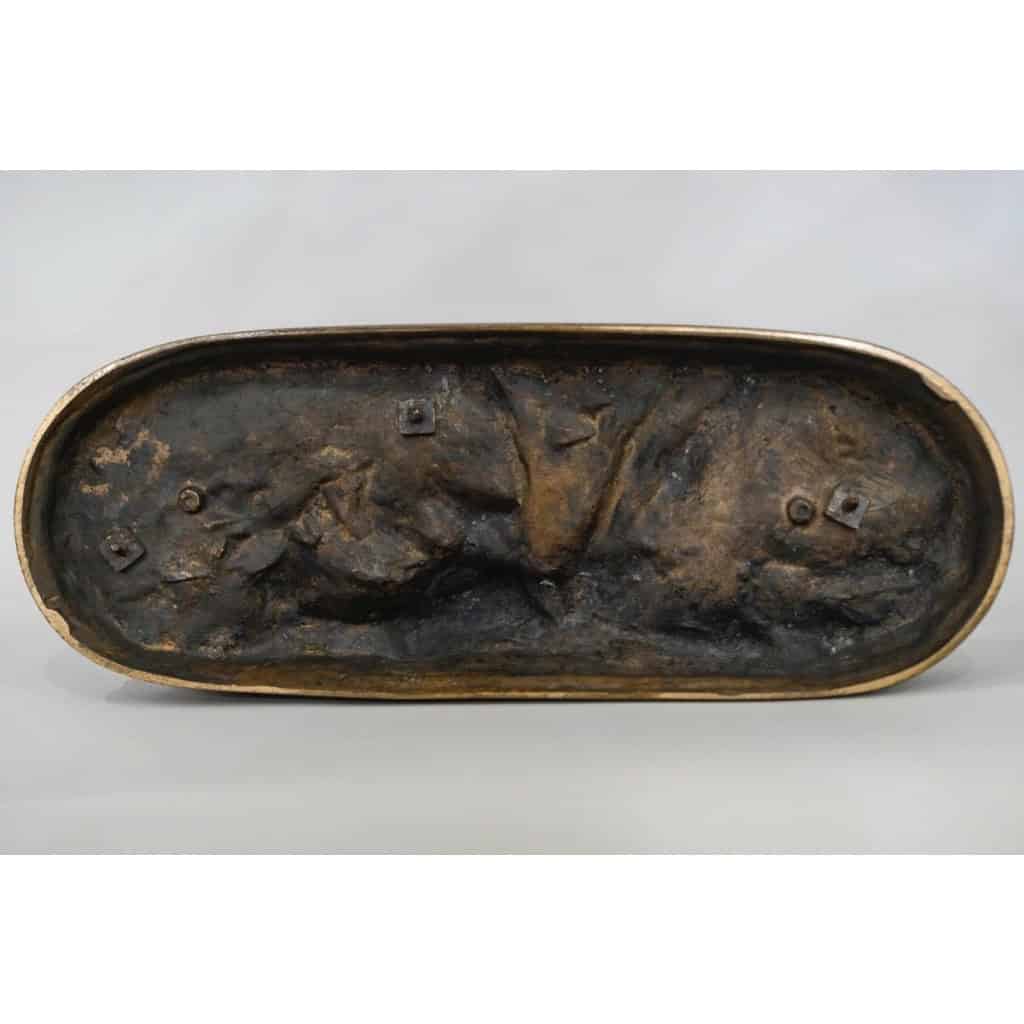 Sculpture – Chien Braque Marly , Pierre – Jules Mêne (1810-1879) – Bronze 10