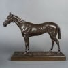Sculpture – Cheval De Course , Henri De Vains (1851-1909) – Bronze 14