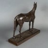 Sculpture – Cheval De Course , Henri De Vains (1851-1909) – Bronze 21