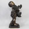Sculpture – L ‘ Enfant Au Coq , Adriano CECIONI (1838-1886) – Bronze 17