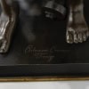 Sculpture – L ‘ Enfant Au Coq , Adriano CECIONI (1838-1886) – Bronze 22