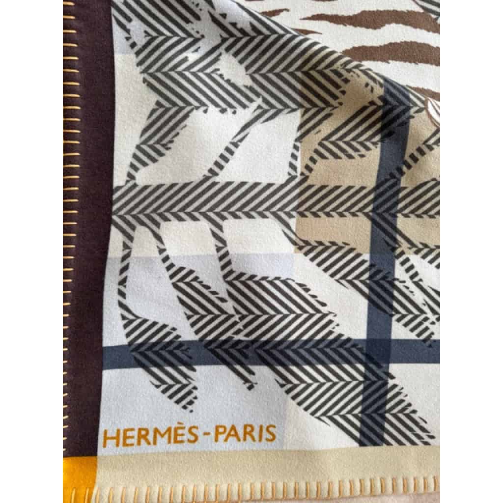 HERMES ,Plaid Tigre Altaï 8