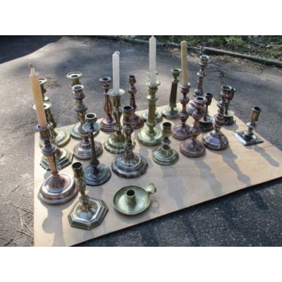 Lot de 24 bougeoirs