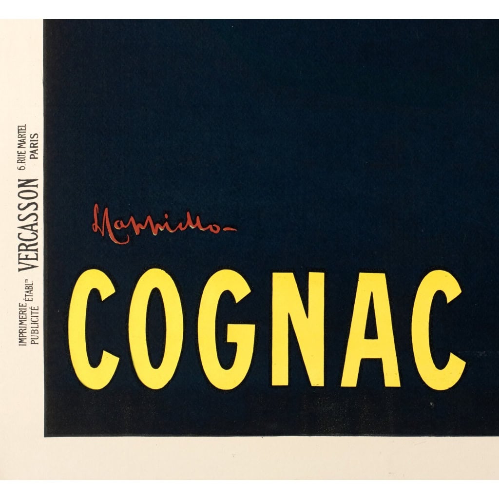 Affiche Originale, Leonetto Cappiello, Cognac Pellisson, Alcool, Liqueur, Spiritueux, Eau de Vie, Vin, Distillerie, Boisson, Tonneau, Baril, Hennessy, 1907 7
