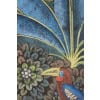 Toile peinte représentant un toucan sur un fond stylisé. Contemporain. LS6137458J 11