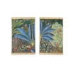 Toile peinte représentant des singes sur un arbre fruitier. Contemporain.LS6136459I 14