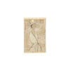 Toile peinte représentant une élégante des années 1950. Contemporain. LS6135675T 11