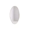 Miroir de forme ovale serti d’une baguette de laiton doré. Années 1970. LS6260509U 9