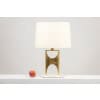 Lampe en bronze doré de forme H. 20e siècle.LS4028657U 16