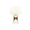 Lampe en bronze doré de forme H. 20e siècle.LS4028657U 10