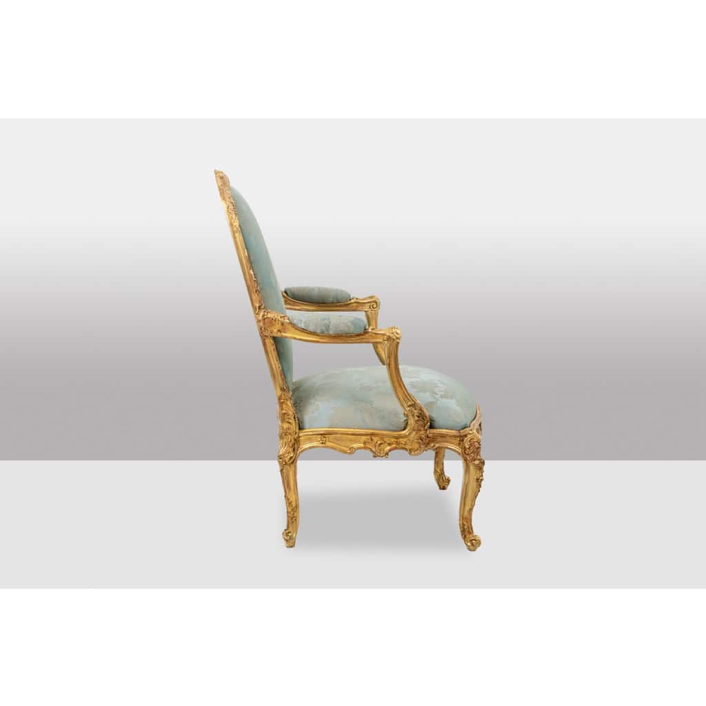 Salon de style Louis XV à chassis en bois doré. Circa 1880. LS61405700/5B 10