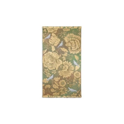 Toile peinte représentant des colombes dans des feuillages. LS63311089P
