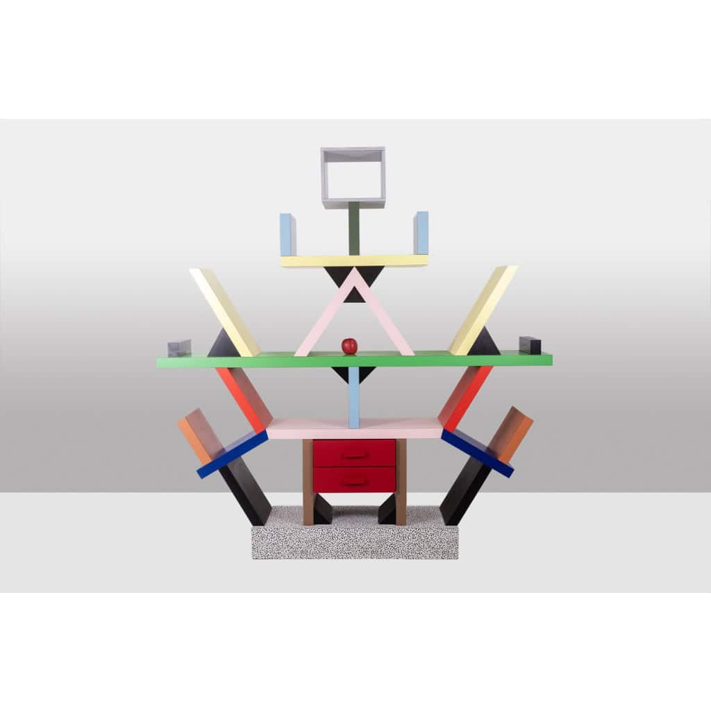 Ettore Sottsass pour Memphis. Bibliothèque « Carlton ». Année 1981. LS64038009P 5