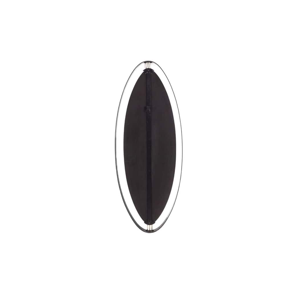 Miroir en laiton laqué et patiné, de forme ovoïde. Années 1950/60. LS6351736M 4