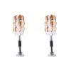 Mazzega. Paire de lampes de pied, ou lampadaires. Années 1970. LS637212009/2G 15