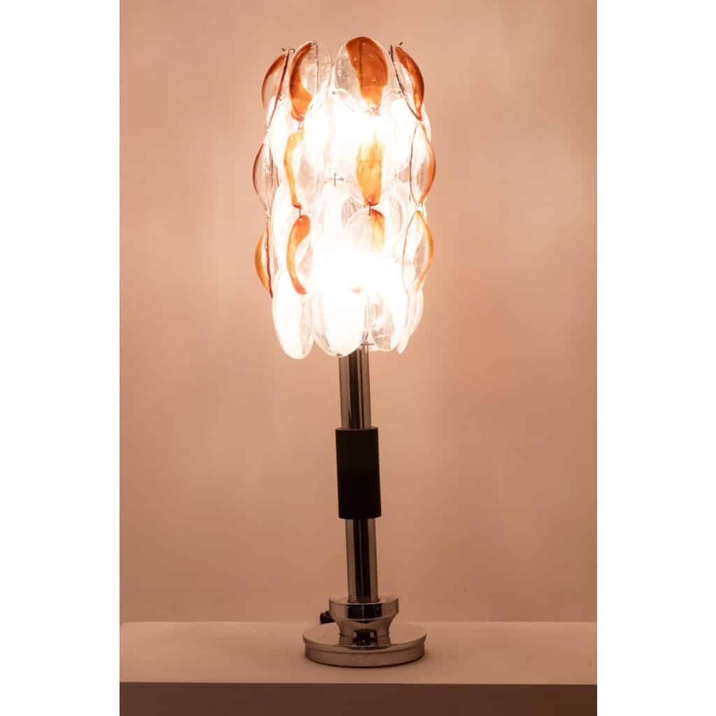 Mazzega. Paire de lampes de pied, ou lampadaires. Années 1970. LS637212009/2G 4