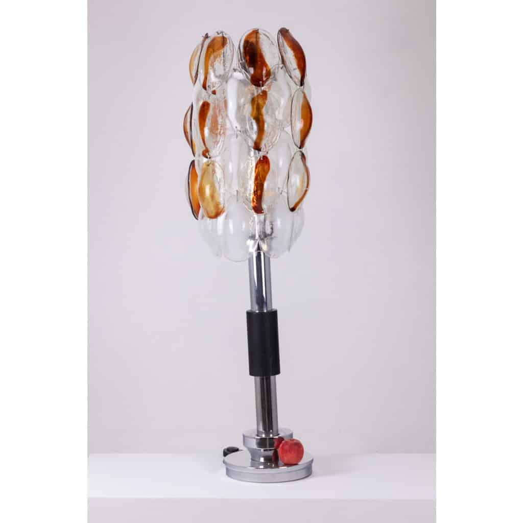 Mazzega. Paire de lampes de pied, ou lampadaires. Années 1970. LS637212009/2G 5