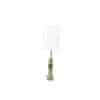 Paire de lampes en verre de Murano, irisé vert. 20e-21e siècle. LS6401609J 13